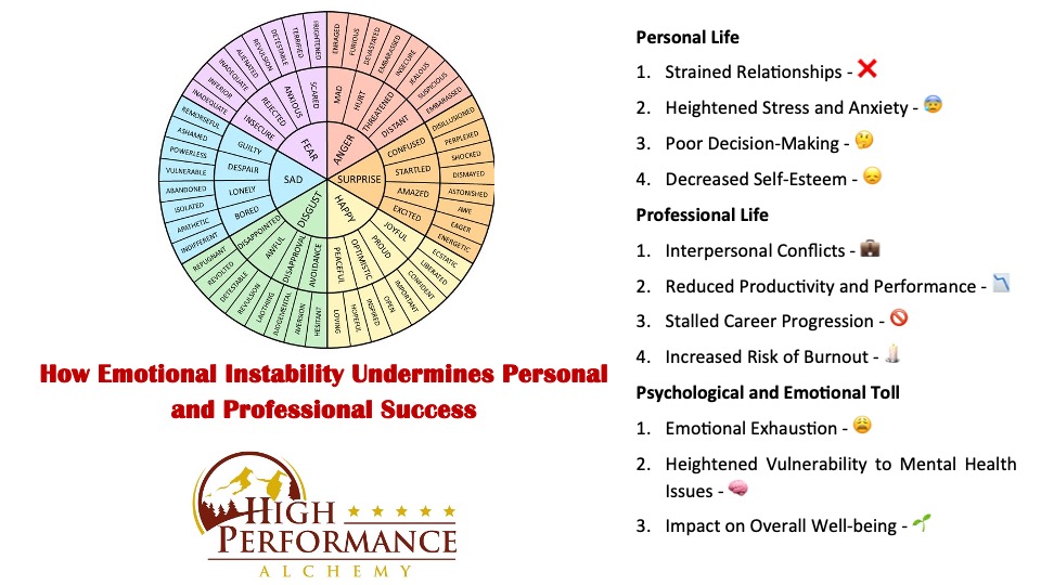<strong>Unraveling the Consequences: How Emotional Instability Undermines Personal and Professional Success</strong>
