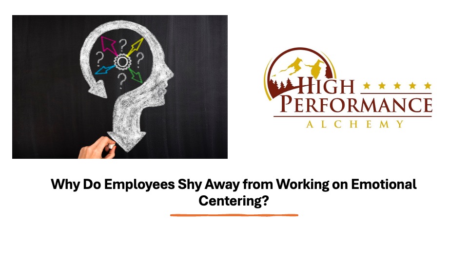 <strong>Why Do Employees Shy Away from Working on Emotional Centering?</strong>
